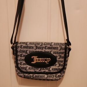 Juicy Couture Black and Gray Women's Bag